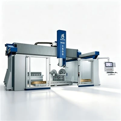 Stein 5-Achsen-CNC-Brückensäge